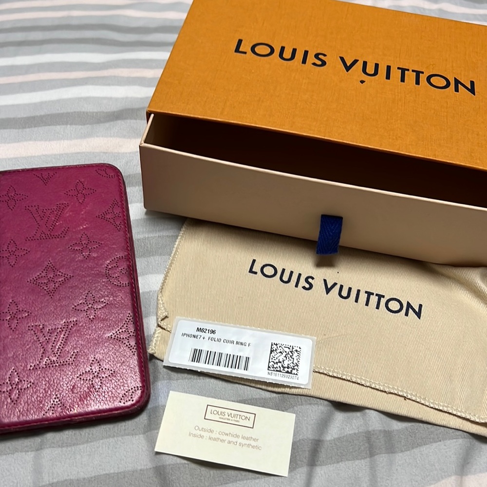 Louis Vuitton iPhone 7 case, used
